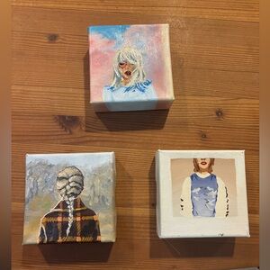 Mini Taylor Swift Album Cover Canvas Art